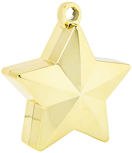 Amscan 117800-19 Ballongewicht Gold Star – 150 g von amscan