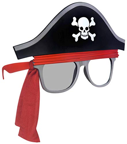 Fun Shades Pirate Tinted/Clear von amscan