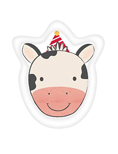 Barnyard Birthday Cow Shaped Paper Plates 18cm (8 pk) von amscan