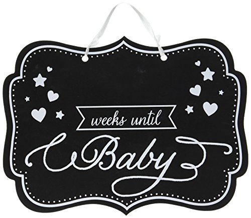 Amscan 380066 Baby Dusche Countdown Schild Tafel von amscan