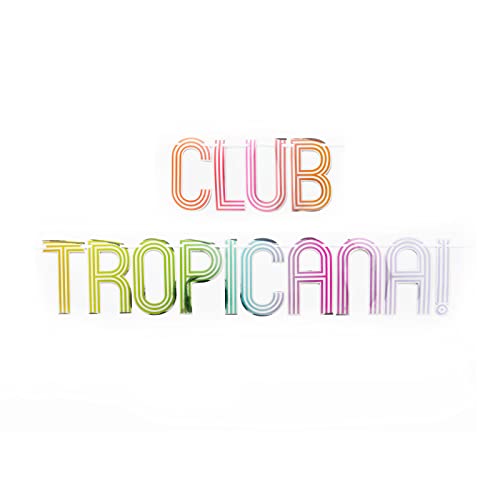 Club Tropicana Letter Banner von amscan