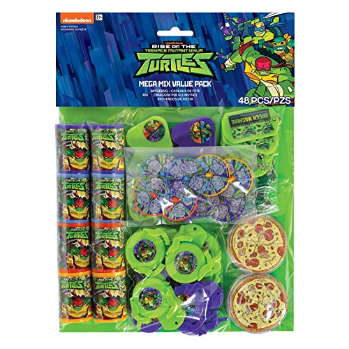 FAVOUR PACK - 48PC RISE TMNT von amscan