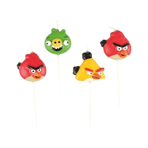 Figurenkerzen / Minni Kerzen Angry Birds von amscan