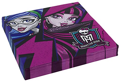 Generique - 20 Monster High Papier Servietten von amscan