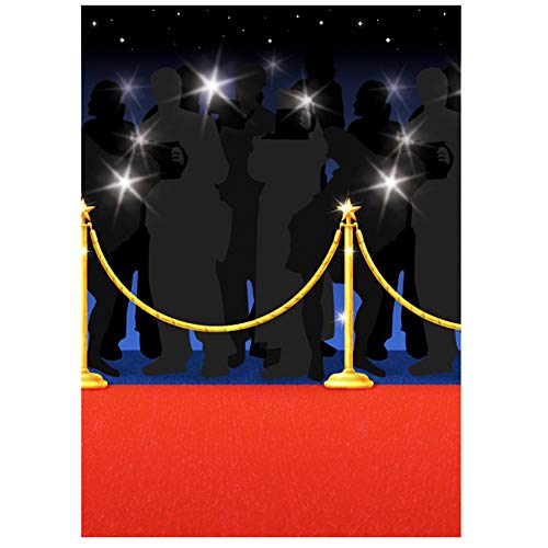 Hollywood G&G Red Carpet Room Scene Setter Roll 1.2m x 15.2m - Glitz & Glam von amscan