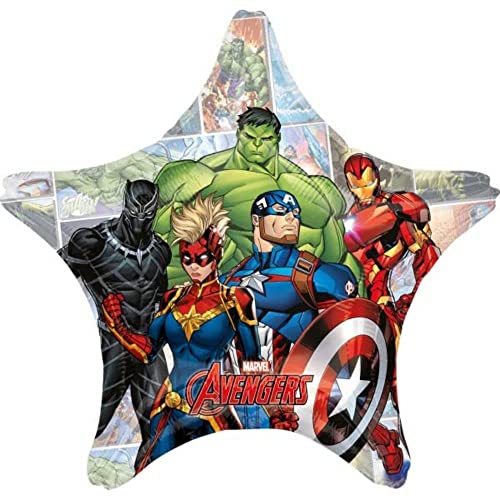 Jumbo Marvel Avengers Power Unite Folienballon P45 verpackt von amscan