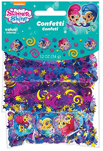 amscan Shimmer & Shine 3 Pack Konfetti 34 G von amscan