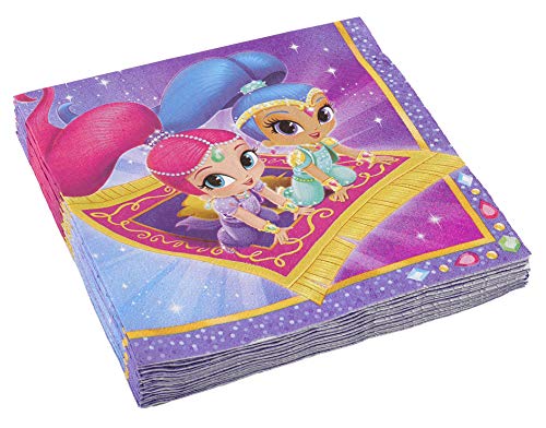 Shimmer and Shine Luncheon Napkins 33cm /16 von amscan