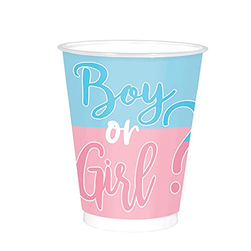 amscan 8 Becher Babyparty Boy or Girl von amscan