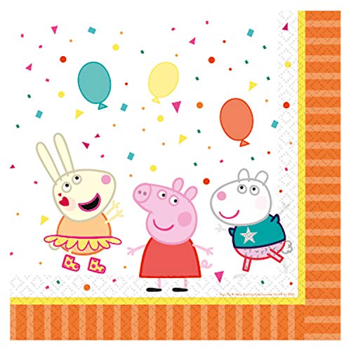 Child Peppa Pig Luncheon Napkins (33cm) - Dinosaur von amscan