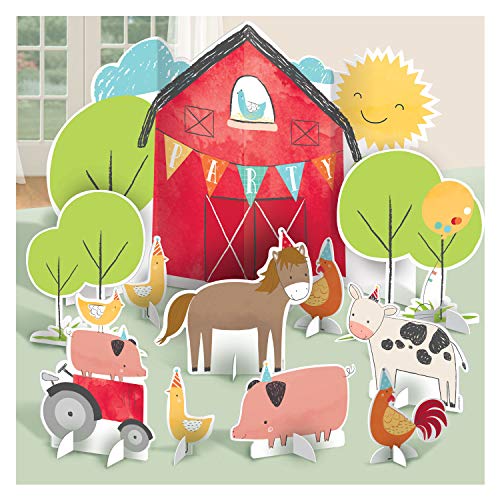 Barnyard Birthday Table Decorating Kit (11 pc) von amscan