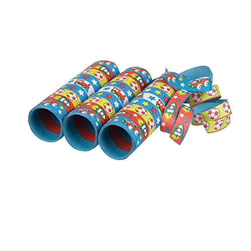 Amscan - 350233-3 Luftschlangen Raketen – Sterne – Luftballons – 14 mm x 4 m von amscan