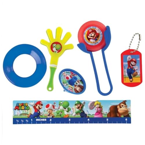 48Pc Super Mario Mega Mix Value Favour Pack von amscan