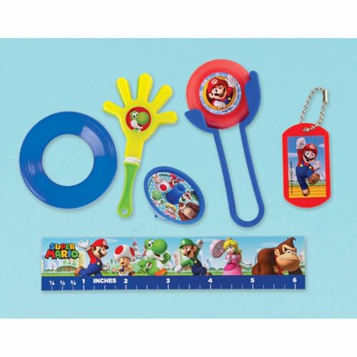 48Pc Super Mario Mega Mix Value Favour Pack von amscan