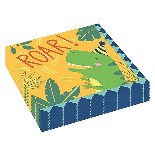 Dino-Mite Luncheon Napkins 33cm (16 pk) von amscan