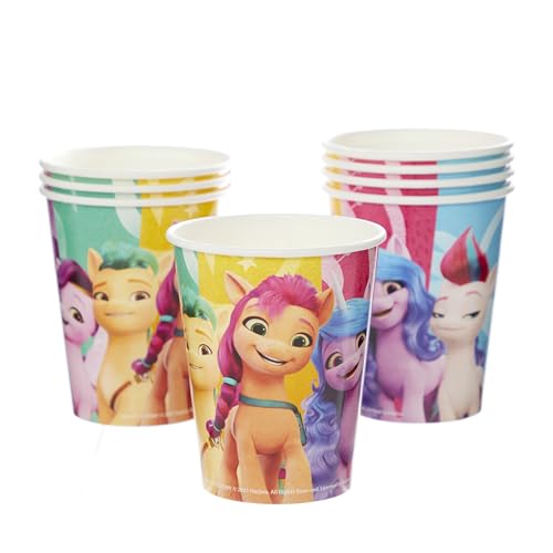 amscan 9911892 8 Becher My Little Pony, Mehrfarbig, 8 Stück von amscan