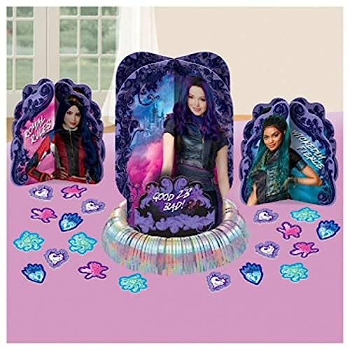 Disney 282359 Descendants 3D-Ausschnitt-Set mit Folienfransen, 23-teilig, Mehrfarbig von Disney