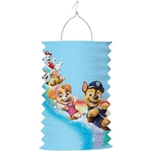 amscan Drop Lantern Paw Patrol Paper 28 cm, Papier, Mehrfarbig, One Size von amscan