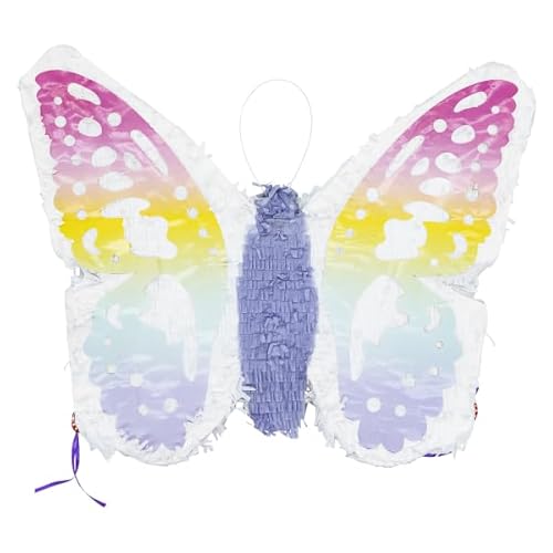 amscan Schmetterling Pinata weiß Pastell erweiterbar von amscan