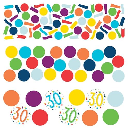 amscan konfetti 30 Confetti Birthday 34 Gramm Papier von amscan