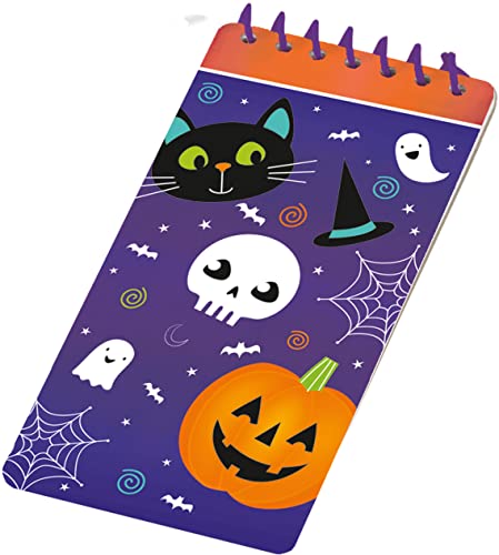 amscan notizbuch spooky junior 5 x 10 cm Papier lila/orange von amscan