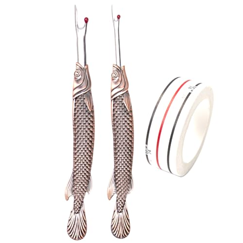 antianzhizhuang 2Pcs Faden Unpicker Nähen Naht Trenner Nähen Positionierung Band Set Bunte Faden Unpicker Für Stickerei Nähen von antianzhizhuang