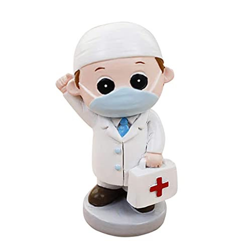 antianzhizhuang Harz Arzt Krankenschwester Figuren Kuchendeckel Tischdekoration Krankenschwester Abschluss Souvenir Geschenke von antianzhizhuang