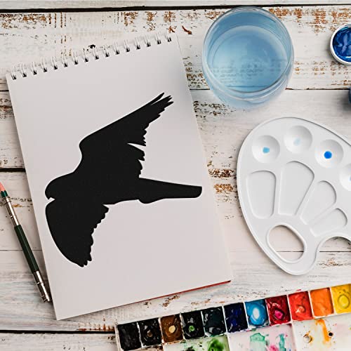 Schablone Adler Vogel v21 Design Stencil DIY Airbrush Muster Wandgestaltung Sprühschablone 15 x 15 cm von anygoods