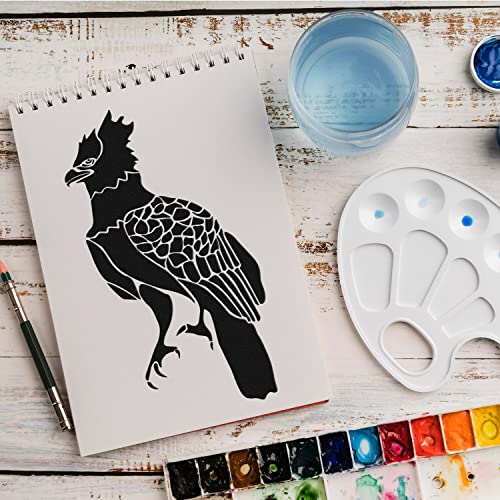 Schablone Adler Vogel v25 Design Stencil DIY Airbrush Muster Wandgestaltung Sprühschablone 33 x 46 cm von anygoods