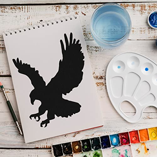 Schablone Adler Vogel v7 Design Stencil DIY Airbrush Muster Wandgestaltung Sprühschablone 15 x 21 cm von anygoods