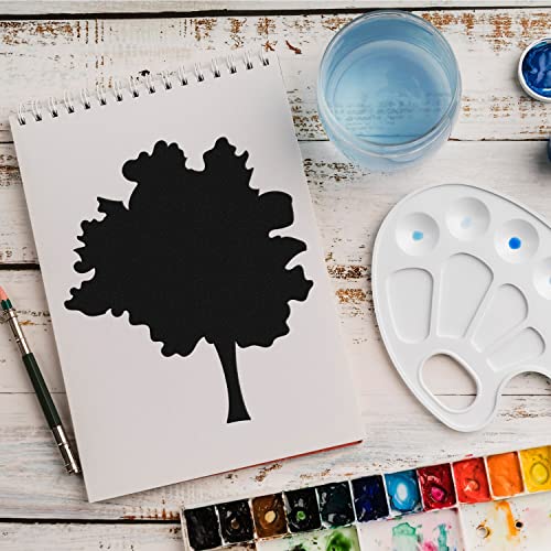 Schablone Baum Wald v3 Design Stencil DIY Airbrush Muster Wandgestaltung Sprühschablone 50 x 70 cm von anygoods