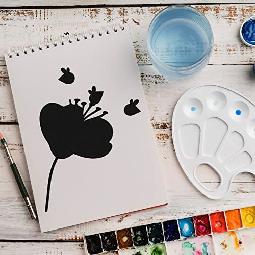 Schablone Blume Pflanze v44 Design Stencil DIY Airbrush Muster Wandgestaltung Sprühschablone 33 x 46 cm von anygoods