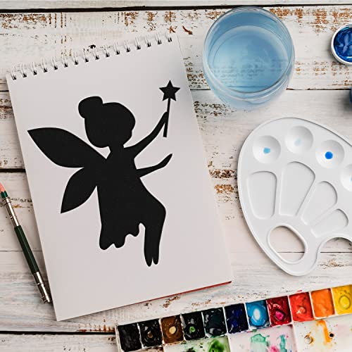 Schablone Fee Figur v4 Design Stencil DIY Airbrush Muster Wandgestaltung Sprühschablone 15 x 21 cm von anygoods