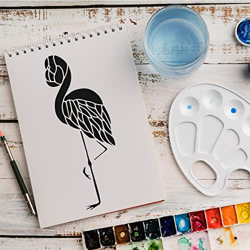 Schablone Flamingo Vogel v1 Design Stencil DIY Airbrush Muster Wandgestaltung Sprühschablone 50 x 70 cm von anygoods