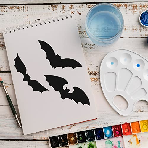 Schablone Fledermaus Nacht v2 Design Stencil DIY Airbrush Muster Wandgestaltung Sprühschablone 15 x 21 cm von anygoods