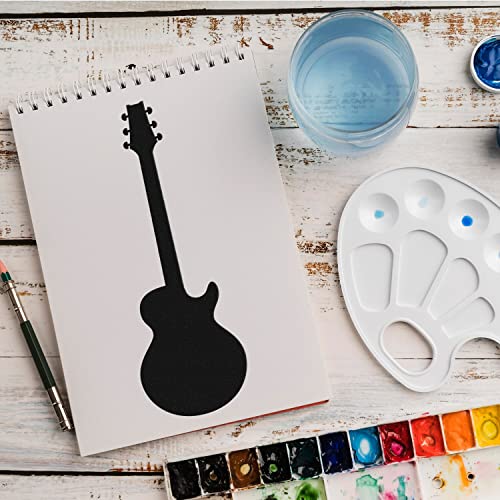 Schablone Gitarre Musik v7 Design Stencil DIY Airbrush Muster Wandgestaltung Sprühschablone 15 x 21 cm von anygoods