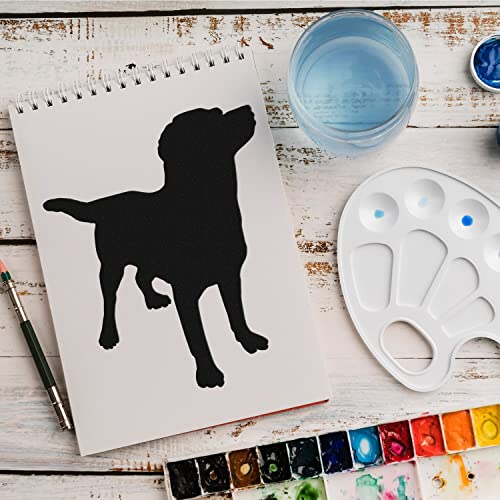 Schablone Hunde Tiere v20 Design Stencil DIY Airbrush Muster Wandgestaltung Sprühschablone 50 x 70 cm von anygoods