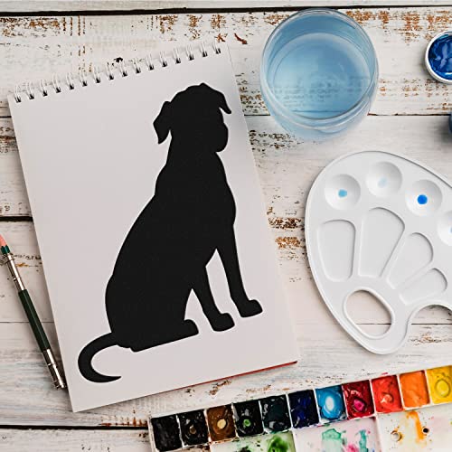 Schablone Hunde Tiere v51 Design Stencil DIY Airbrush Muster Wandgestaltung Sprühschablone 50 x 70 cm von anygoods