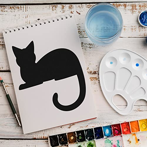 Schablone Katzen Tiere v26 Design Stencil DIY Airbrush Muster Wandgestaltung Sprühschablone 33 x 46 cm von anygoods