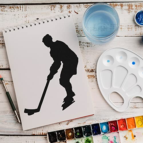 Schablone Mann Silhouette v44 Design Stencil DIY Airbrush Muster Wandgestaltung Sprühschablone 50 x 70 cm von anygoods