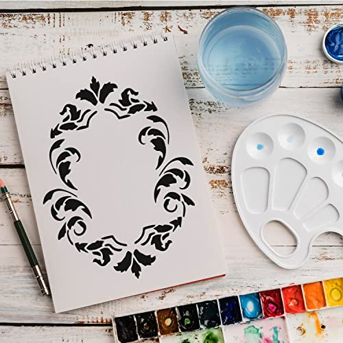 Schablone Ornamente Muster v227 Design Stencil DIY Airbrush Muster Wandgestaltung Sprühschablone 15 x 21 cm von anygoods