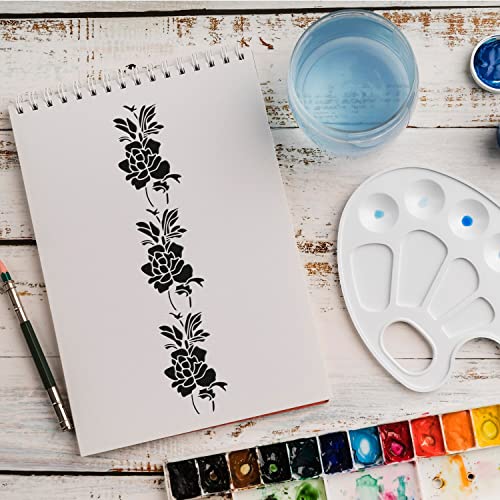 Schablone Ornamente Muster v231 Design Stencil DIY Airbrush Muster Wandgestaltung Sprühschablone 15 x 21 cm von anygoods