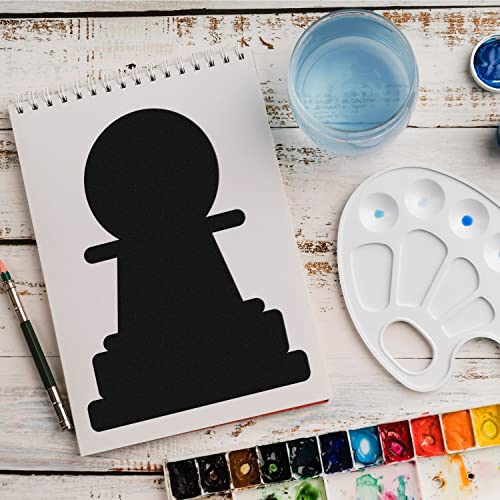 Schablone Schachfigur Spiel v12 Design Stencil DIY Airbrush Muster Wandgestaltung Sprühschablone 15 x 21 cm von anygoods