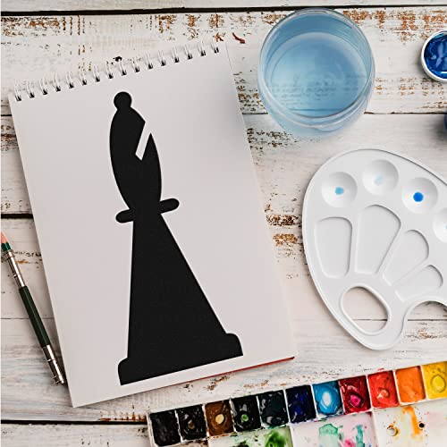 Schablone Schachfigur Spiel v7 Design Stencil DIY Airbrush Muster Wandgestaltung Sprühschablone 33 x 46 cm von anygoods