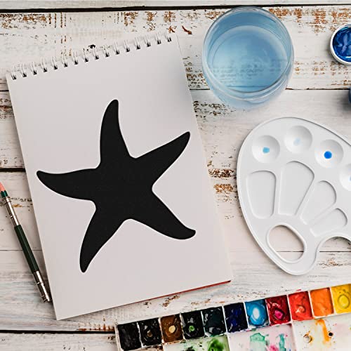 Schablone Seestern Meer v1 Design Stencil DIY Airbrush Muster Wandgestaltung Sprühschablone 15 x 15 cm von anygoods