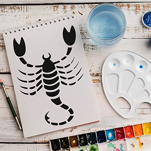 Schablone Skorpion Tier v1 Design Stencil DIY Airbrush Muster Wandgestaltung Sprühschablone 15 x 21 cm von anygoods