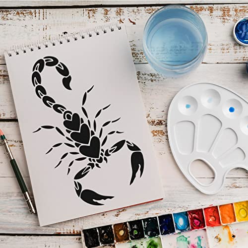 Schablone Skorpion Tier v2 Design Stencil DIY Airbrush Muster Wandgestaltung Sprühschablone 50 x 70 cm von anygoods