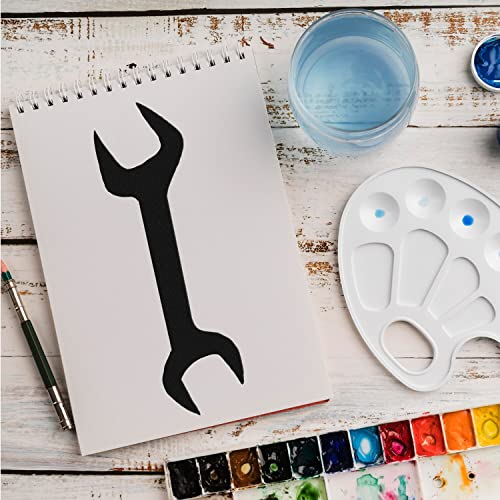 Schablone Werkzeug Handwerk v8 Design Stencil DIY Airbrush Muster Wandgestaltung Sprühschablone 15 x 21 cm von anygoods