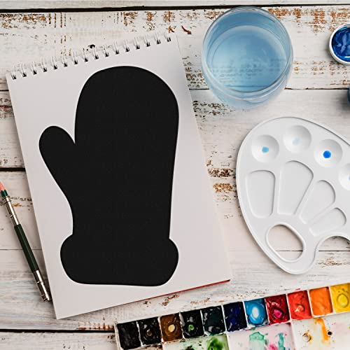 Schablone Winter Handschuh v1 Design Stencil DIY Airbrush Muster Wandgestaltung Sprühschablone 33 x 46 cm von anygoods