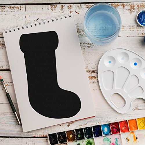 Schablone Winter Socken v1 Design Stencil DIY Airbrush Muster Wandgestaltung Sprühschablone 33 x 46 cm von anygoods